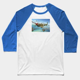 RAF Asian Spitfire Patrol Baseball T-Shirt